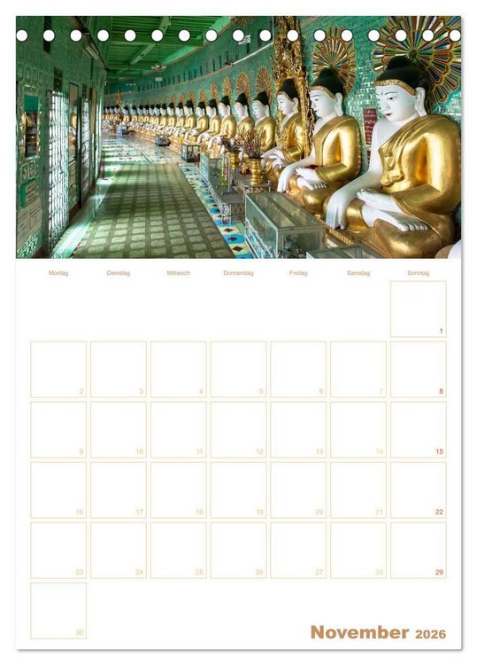Produktbild: EXOTISCHES S&Uuml;DOSTASIEN - Planer 2026 (Tischkalender 2026 DIN A5 hoch), CALVENDO Monatskalender