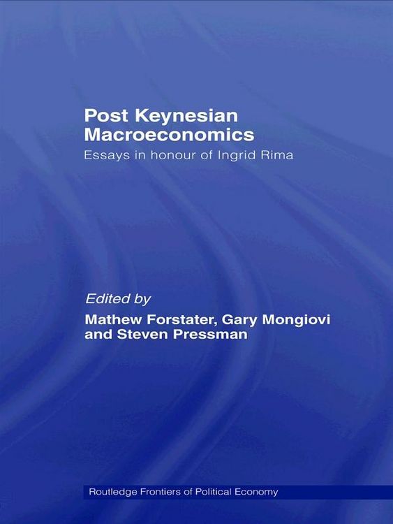 Produktbild: Post-Keynesian Macroeconomics