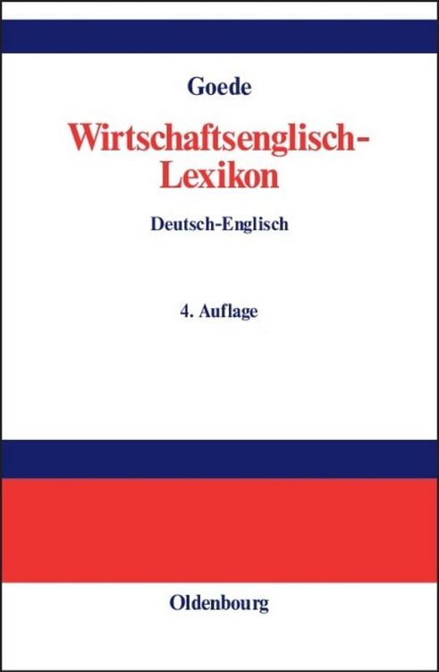 Produktbild: Wirtschaftsenglisch-Lexikon