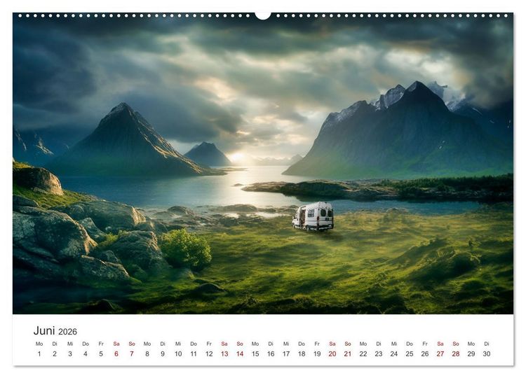 Produktbild: Der Ruf des Nordens (hochwertiger Premium Wandkalender 2026 DIN A2 quer), Kunstdruck in Hochglanz