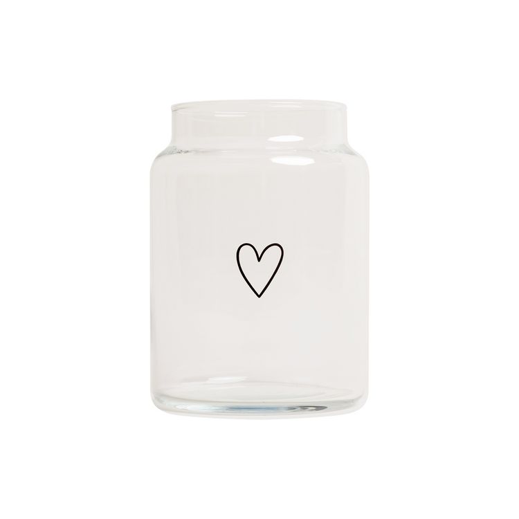 Produktbild: Vase aus Glas gro&szlig; Herz