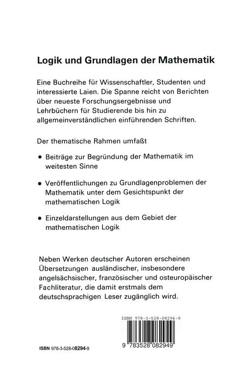 Produktbild: Mengenlehre und ihre Logik