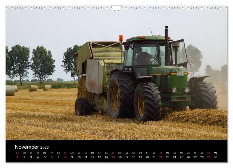 Produktbild: Trecker & Co. bei der Arbeit - Landwirtschaft in Ostfriesland (Wandkalender 2026 DIN A3 quer), CALVENDO Monatskalender