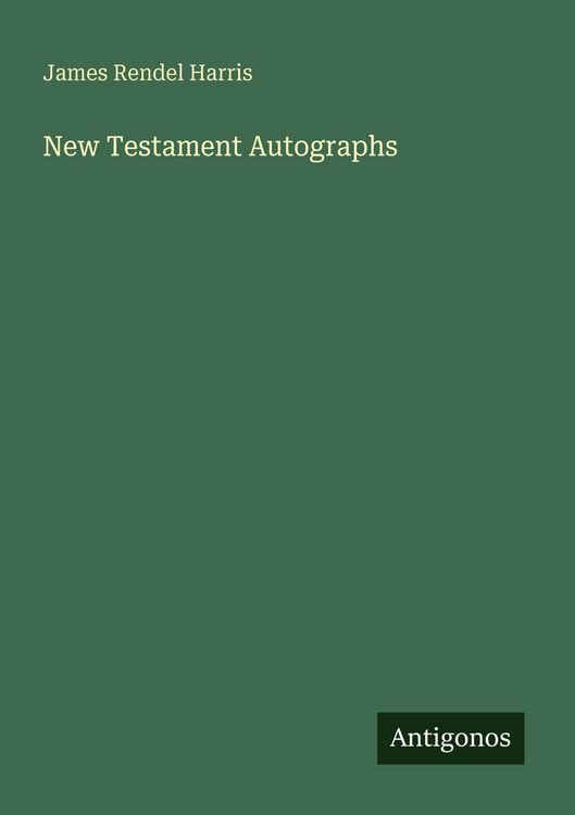 Produktbild: New Testament Autographs