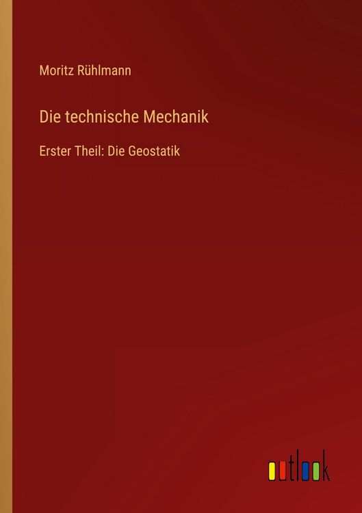 Produktbild: Die technische Mechanik
