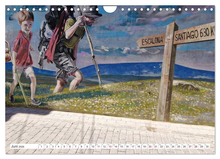 Produktbild: Camino Levante - magische Momente auf stillen Wegen (Wandkalender 2026 DIN A4 quer), CALVENDO Monatskalender