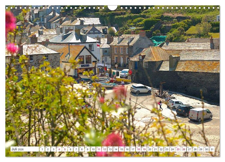 Produktbild: Port Isaac, Heimat der Fishermen`s Friends (Wandkalender 2026 DIN A3 quer), CALVENDO Monatskalender