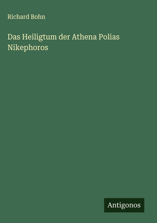 Produktbild: Das Heiligtum der Athena Polias Nikephoros