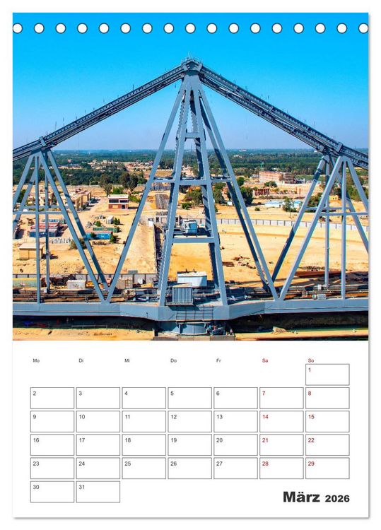 Produktbild: Suezkanal - Urlaubsplaner (Tischkalender 2026 DIN A5 hoch), CALVENDO Monatskalender