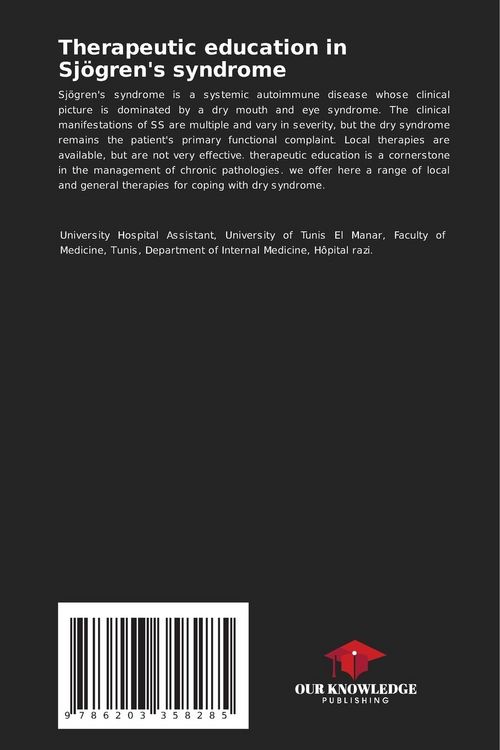 Produktbild: Therapeutic education in Sj&ouml;gren's syndrome