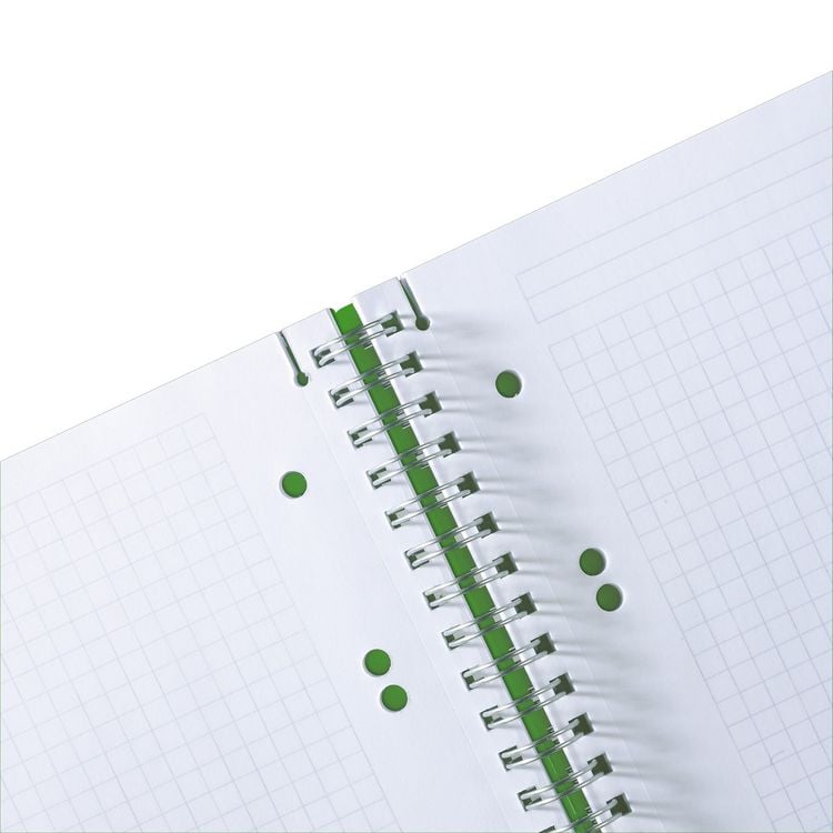 Produktbild: Herlitz Spiralblock A5 to go 80 Blatt kariert apfel