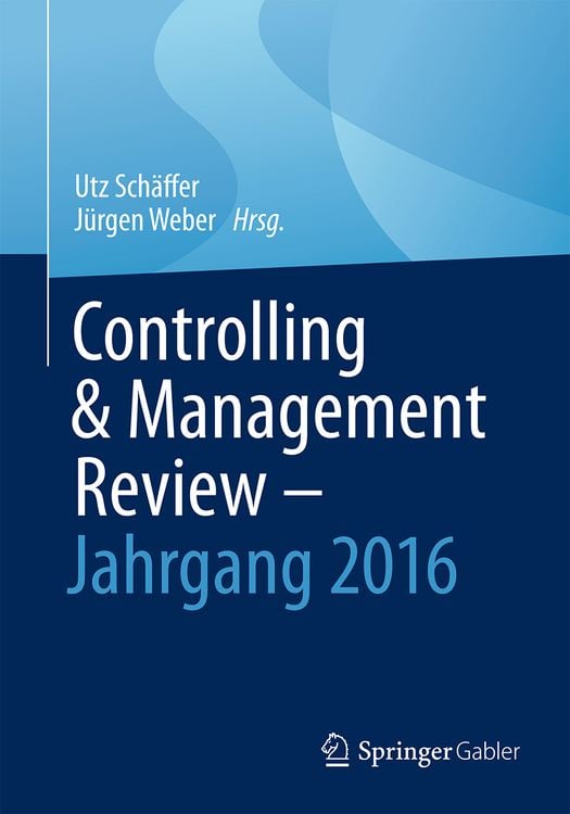 Produktbild: Controlling & Management Review - Jahrgang 2016