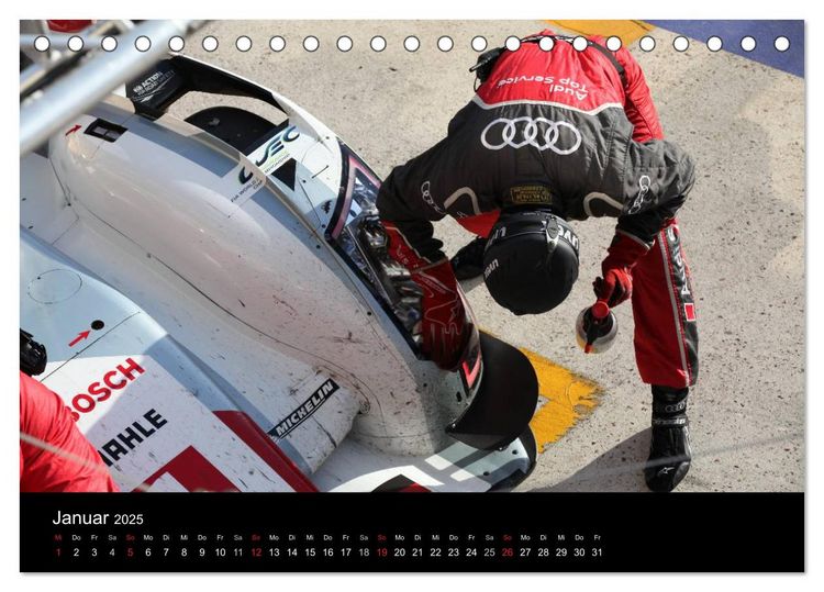 Produktbild: 24 Stunden in Le Mans (Tischkalender 2025 DIN A5 quer), CALVENDO Monatskalender