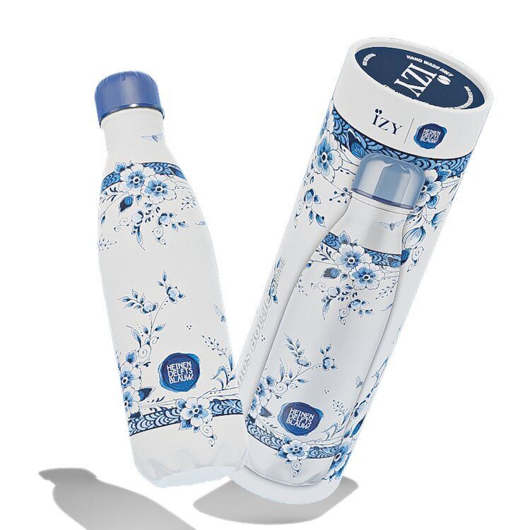 Produktbild: IZY Bottle - Delfts Blue Faience - 500ml