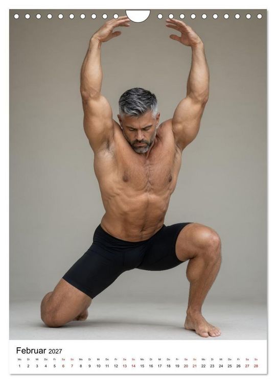 Produktbild: Yoga f&uuml;r Helden (Wandkalender 2027 DIN A4 hoch), CALVENDO Monatskalender