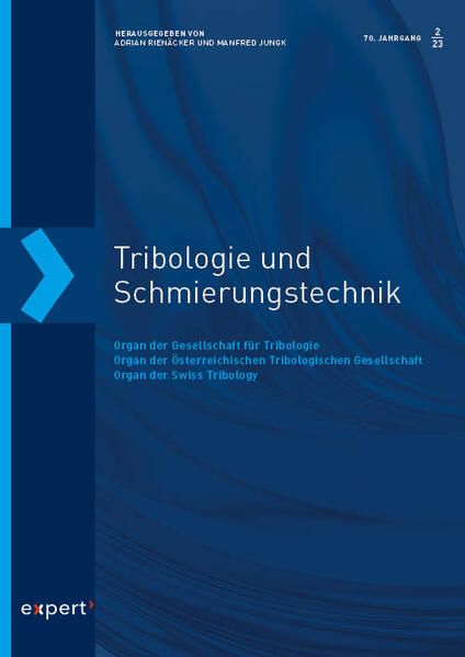 Produktbild: Tribologie und Schmierungstechnik, 70, 2 (2023)