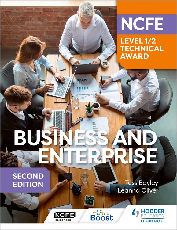 Produktbild: NCFE Level 1/2 Technical Award in Business and Enterprise Second Edition