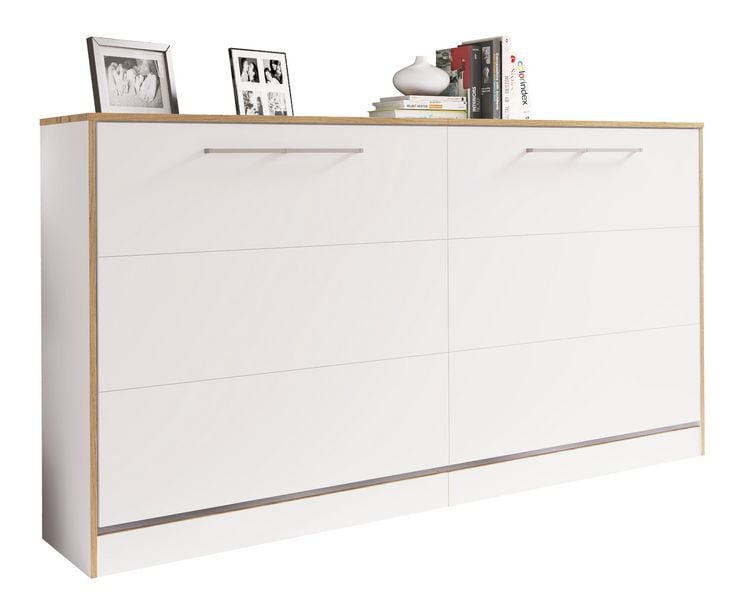 Produktbild: Schrankbett, Wandklappbett Lattenrost 90x200 cm