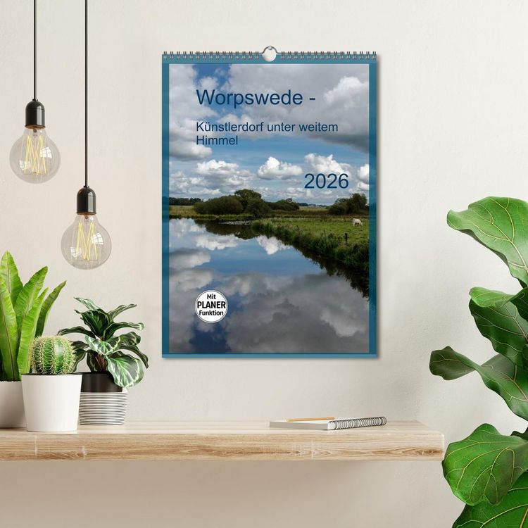 Produktbild: Worpswede - K&uuml;nstlerdorf unter weitem Himmel (Wandkalender 2026 DIN A3 hoch), CALVENDO Monatskalender