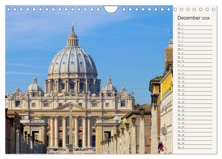Produktbild: Rom - Die Ewige Stadt (Wandkalender 2026 DIN A4 quer), CALVENDO Monatskalender