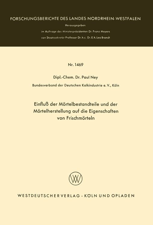 Produktbild: Einflu&szlig; der M&ouml;rtelbestandteile und der M&ouml;rtelherstellung auf die Eigenschaften von Frischm&ouml;rteln