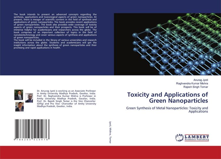 Produktbild: Toxicity and Applications of Green Nanoparticles