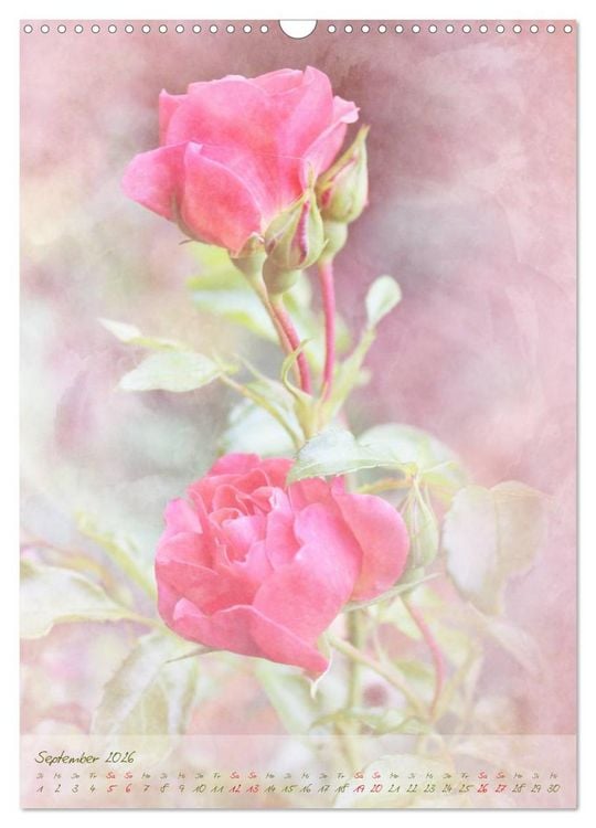 Produktbild: Vintage Flowers (Wandkalender 2026 DIN A3 hoch), CALVENDO Monatskalender
