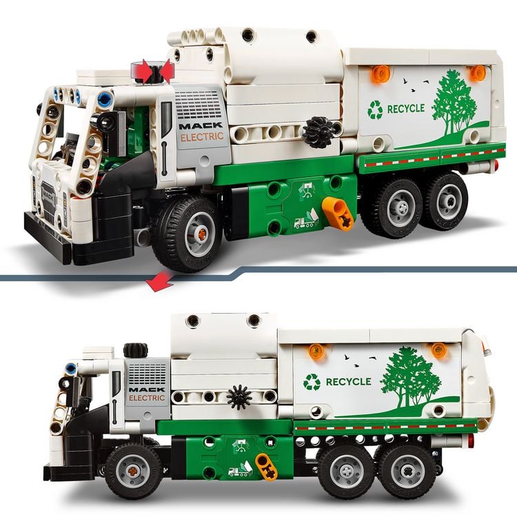 Produktbild: LEGO Technic 42167 Mack LR Electric M&uuml;llwagen Set, LKW-Spielzeug