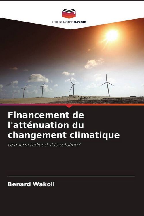 Produktbild: Financement de l'att&eacute;nuation du changement climatique