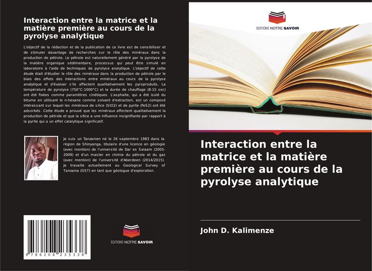 Produktbild: Interaction entre la matrice et la mati&egrave;re premi&egrave;re au cours de la pyrolyse analytique