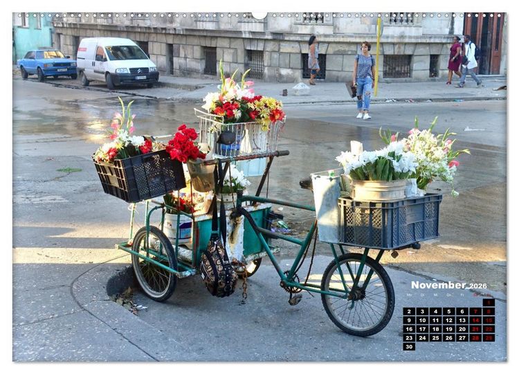 Produktbild: Fahrrad-H&auml;ndler - Handel und Wandel in Havanna (Wandkalender 2026 DIN A2 quer), CALVENDO Monatskalender