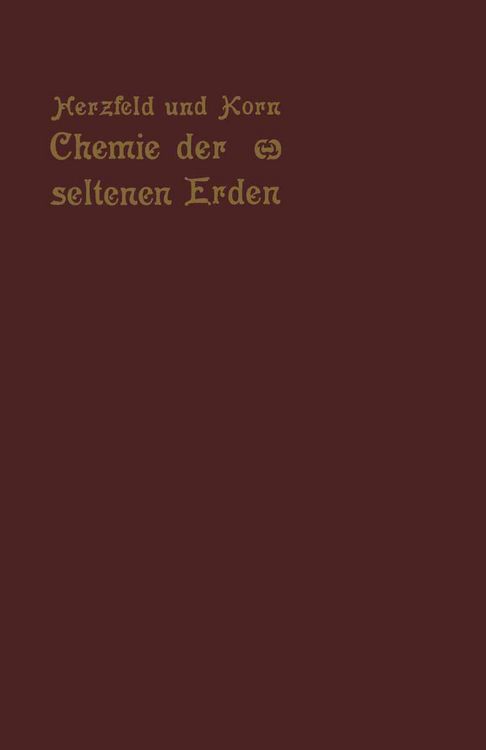 Produktbild: Chemie der seltenen Erden