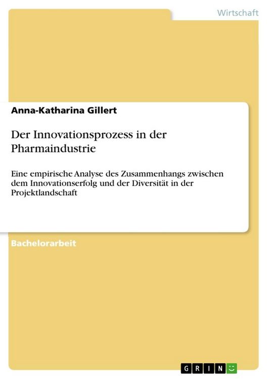 Produktbild: Der Innovationsprozess in der Pharmaindustrie