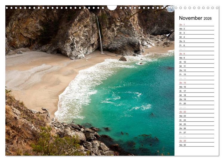 Produktbild: Kalifornien USA (Wandkalender 2026 DIN A3 quer), CALVENDO Monatskalender