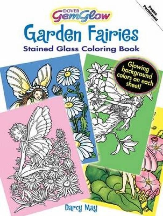 Produktbild: Garden Fairies Stained Glass Coloring Book