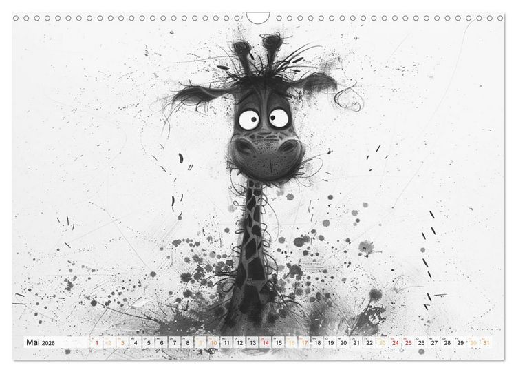 Produktbild: Tierisches Tohuwabohu (Wandkalender 2026 DIN A3 quer), CALVENDO Monatskalender
