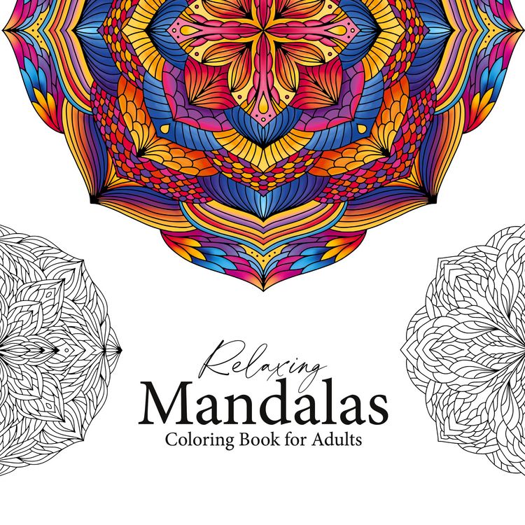 Produktbild: Relaxing Mandalas - Mandala Coloring Book for adults