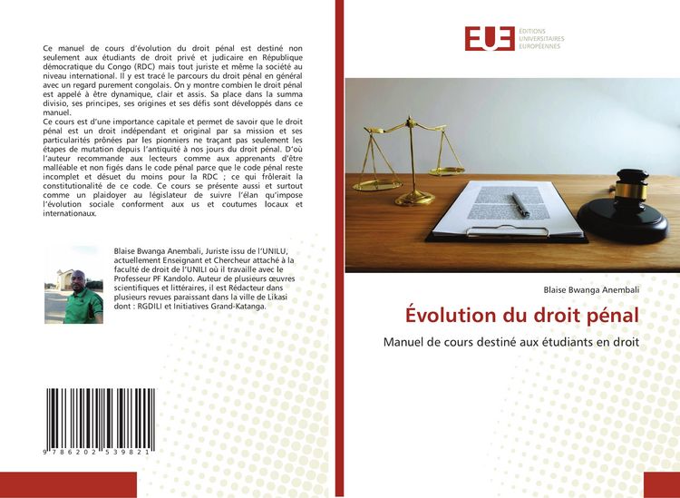 Produktbild: &Eacute;volution du droit p&eacute;nal