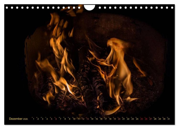 Produktbild: Feuerdrache (Wandkalender 2026 DIN A4 quer), CALVENDO Monatskalender
