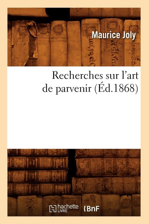 Produktbild: Recherches Sur l'Art de Parvenir (&Eacute;d.1868)