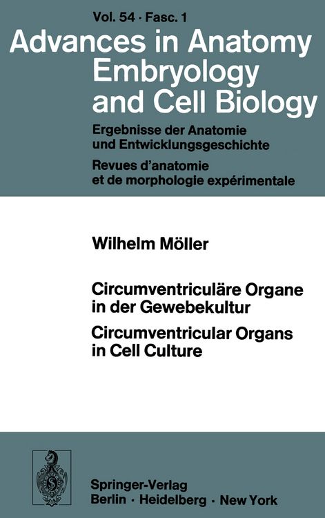 Produktbild: Circumventricul&auml;re Organe in der Gewebekultur / Circumventricular Organs in Cell Culture