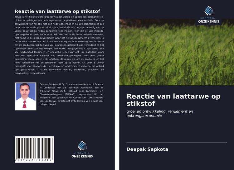 Produktbild: Reactie van laattarwe op stikstof