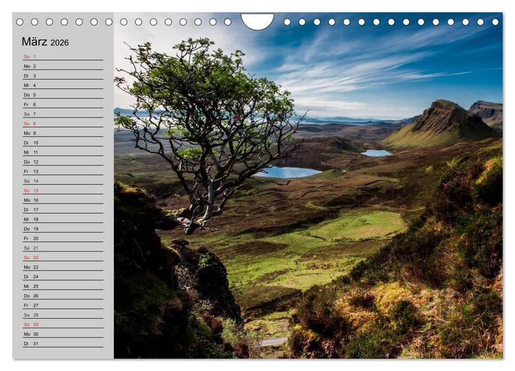 Produktbild: Schottland. Herbe Natursch&ouml;nheit (Wandkalender 2026 DIN A4 quer), CALVENDO Monatskalender