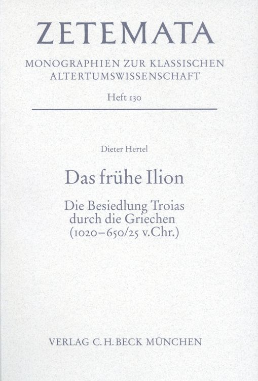 Produktbild: Das fr&uuml;he Ilion