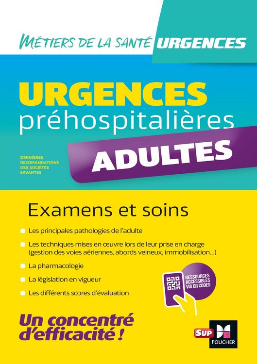 Produktbild: Urgences pr&eacute;hospitali&egrave;res - Adultes - Examens et soins