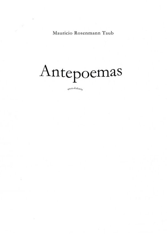 Produktbild: Antepoemas
