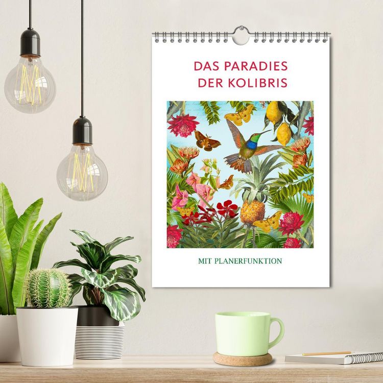 Produktbild: Das Paradies der Kolibris (Wandkalender 2026 DIN A4 hoch), CALVENDO Monatskalender