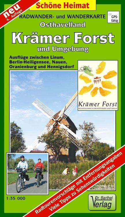 Produktbild: Krämer Forst und Umgebung 1 : 35 000. Radwander- und Wanderkarte