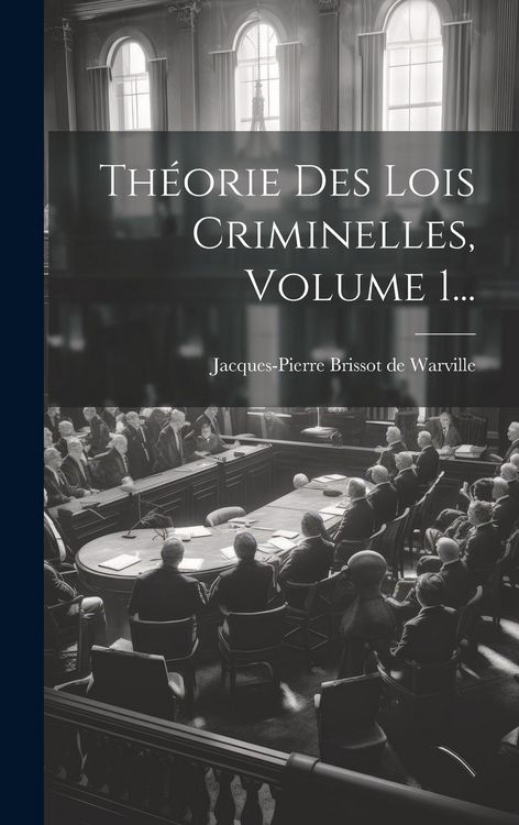 Produktbild: Th&eacute;orie Des Lois Criminelles, Volume 1...