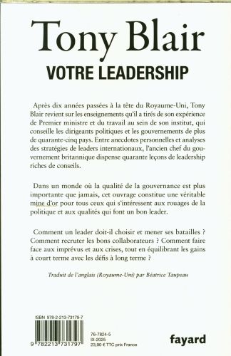 Produktbild: Votre leadership